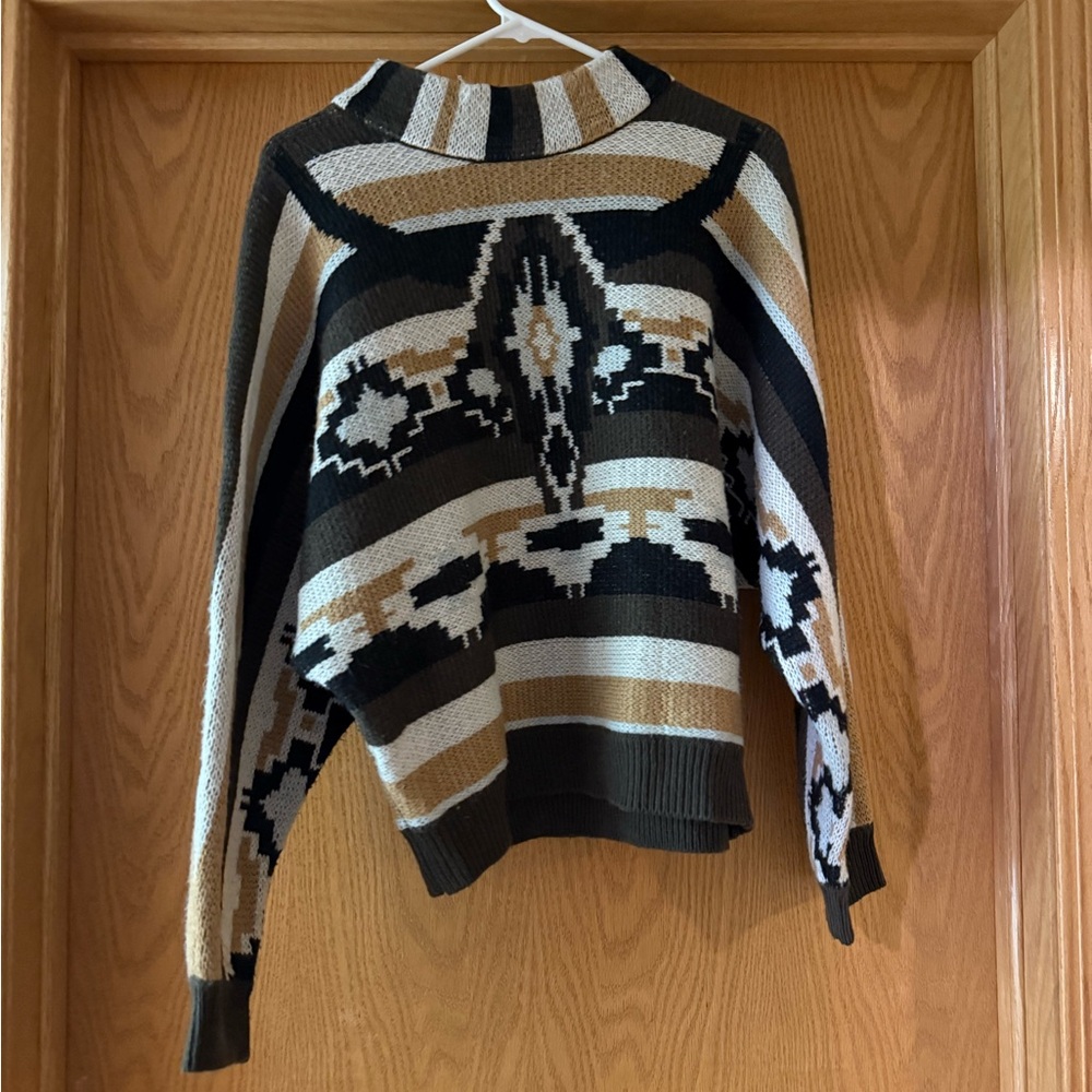 Rock N roll Denim Vintage Longhorn Western sweater knit - Picture 5 of 6